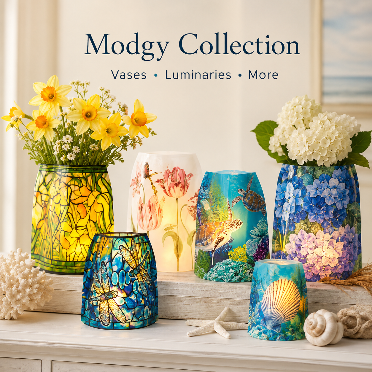 Modgy Luminaries and Vases