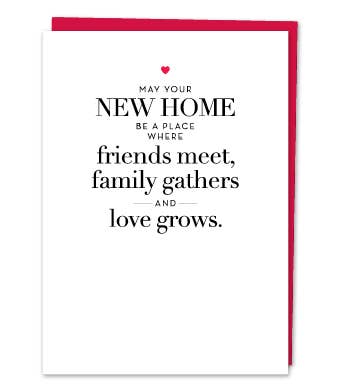 "New Home" Greeting Card