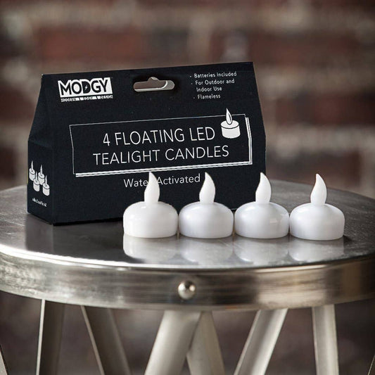 Warm White Water-Activated LED Candles -