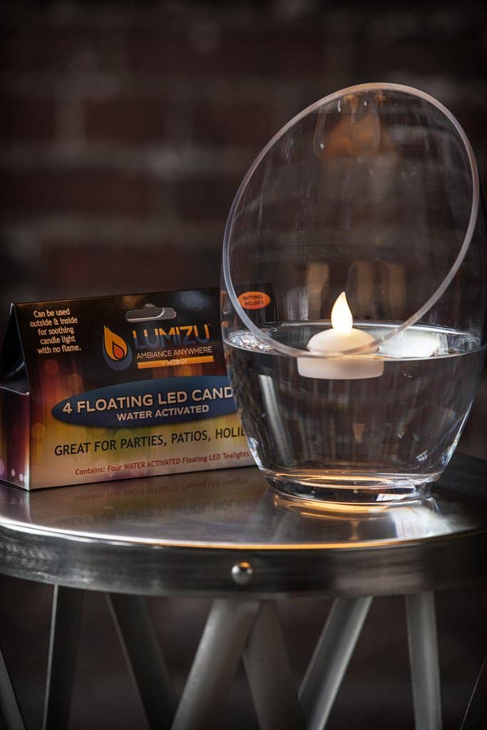 Warm White Water-Activated LED Candles -