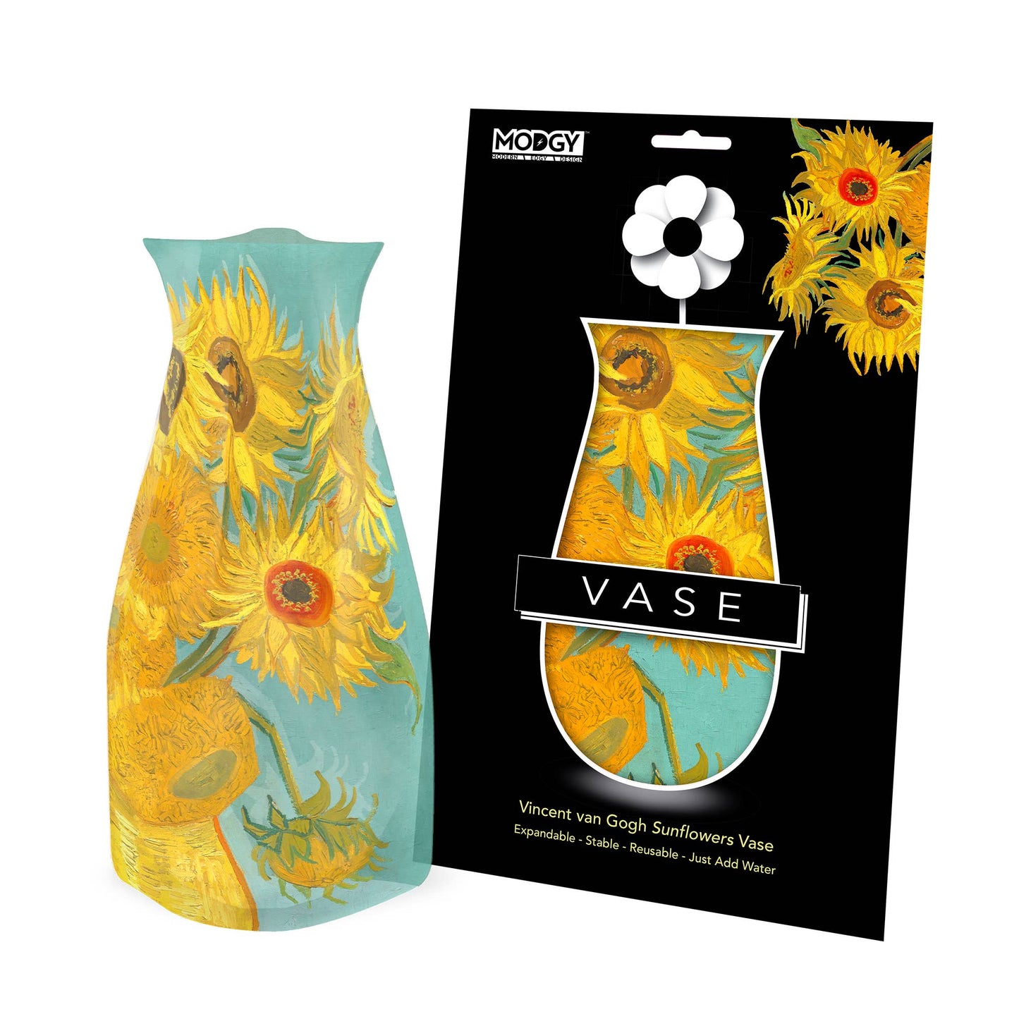 Expandable Vase - Van Gogh Sunflowers