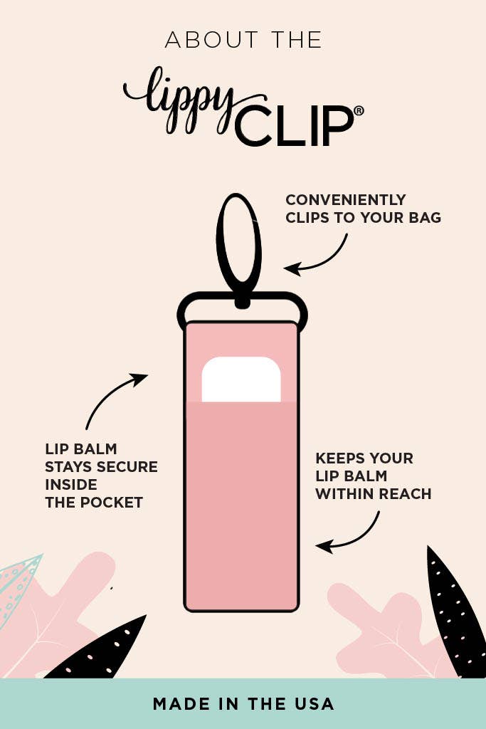 On the Seashore LippyClip® Lip Balm Holder Beach Bag