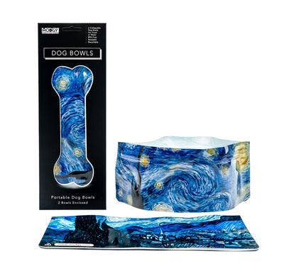 Vincent van Gogh Starry Night Dog Bowl