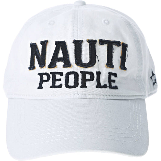 Nauti People - White Adjustable Hat