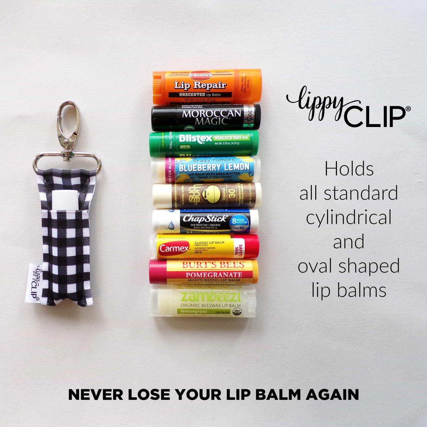 Lobster Love LippyClip® Lip Balm Holder for Chapstick