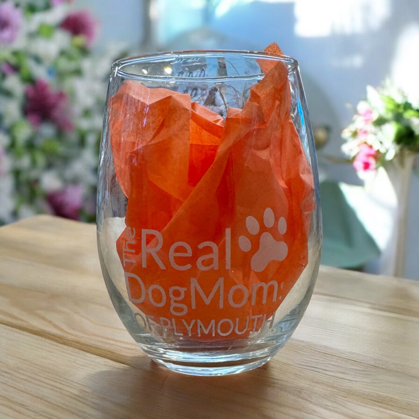 Engraved Wine Glass Tumbler - Various