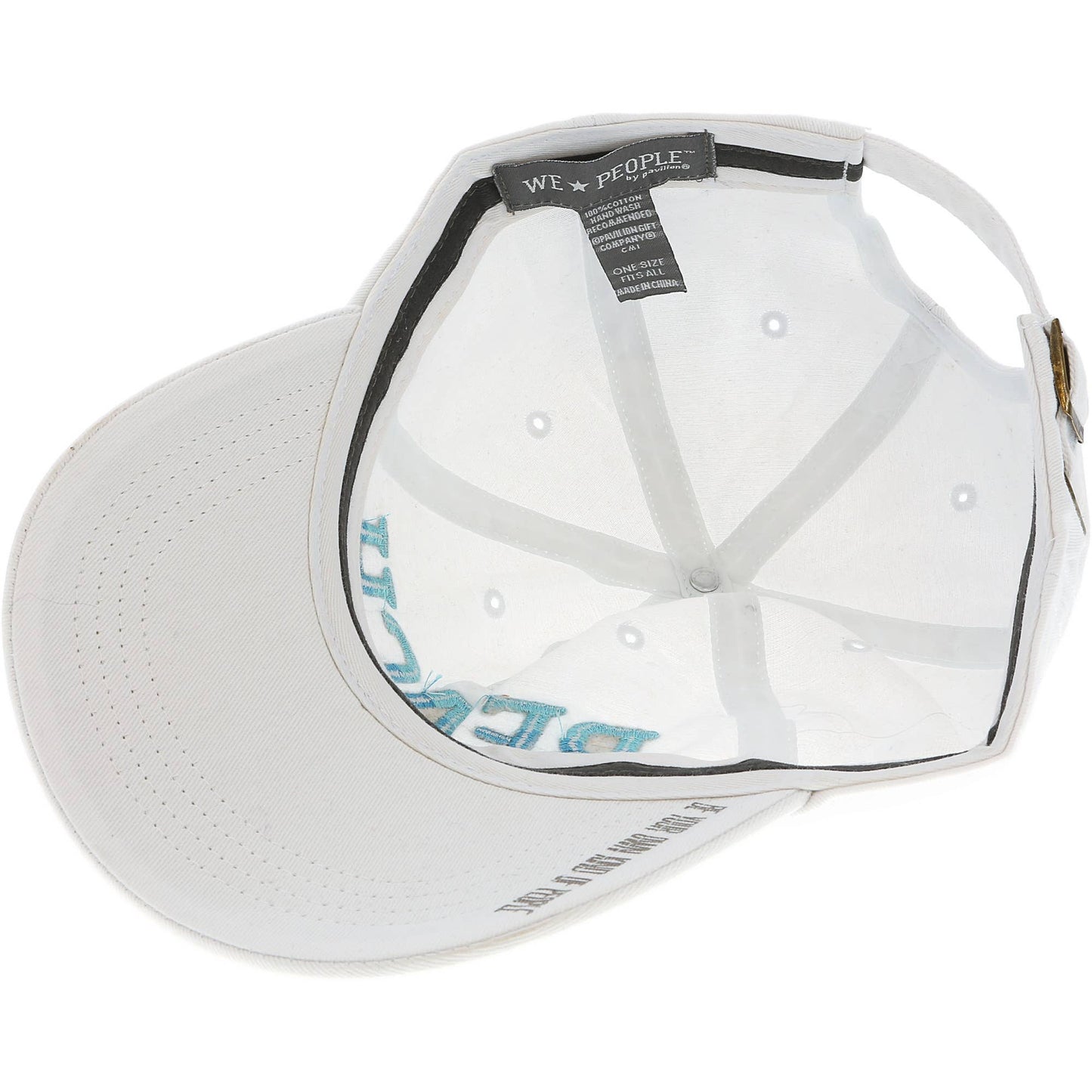 Beach - White Adjustable Hat