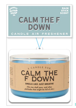 Calm the F Down Candle Air Freshener