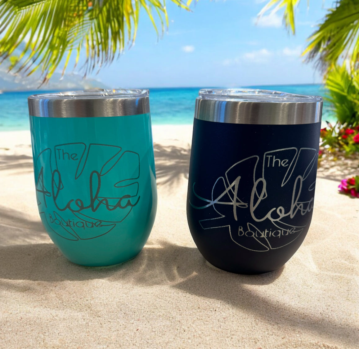 Aloha Boutique Wine Tumbler