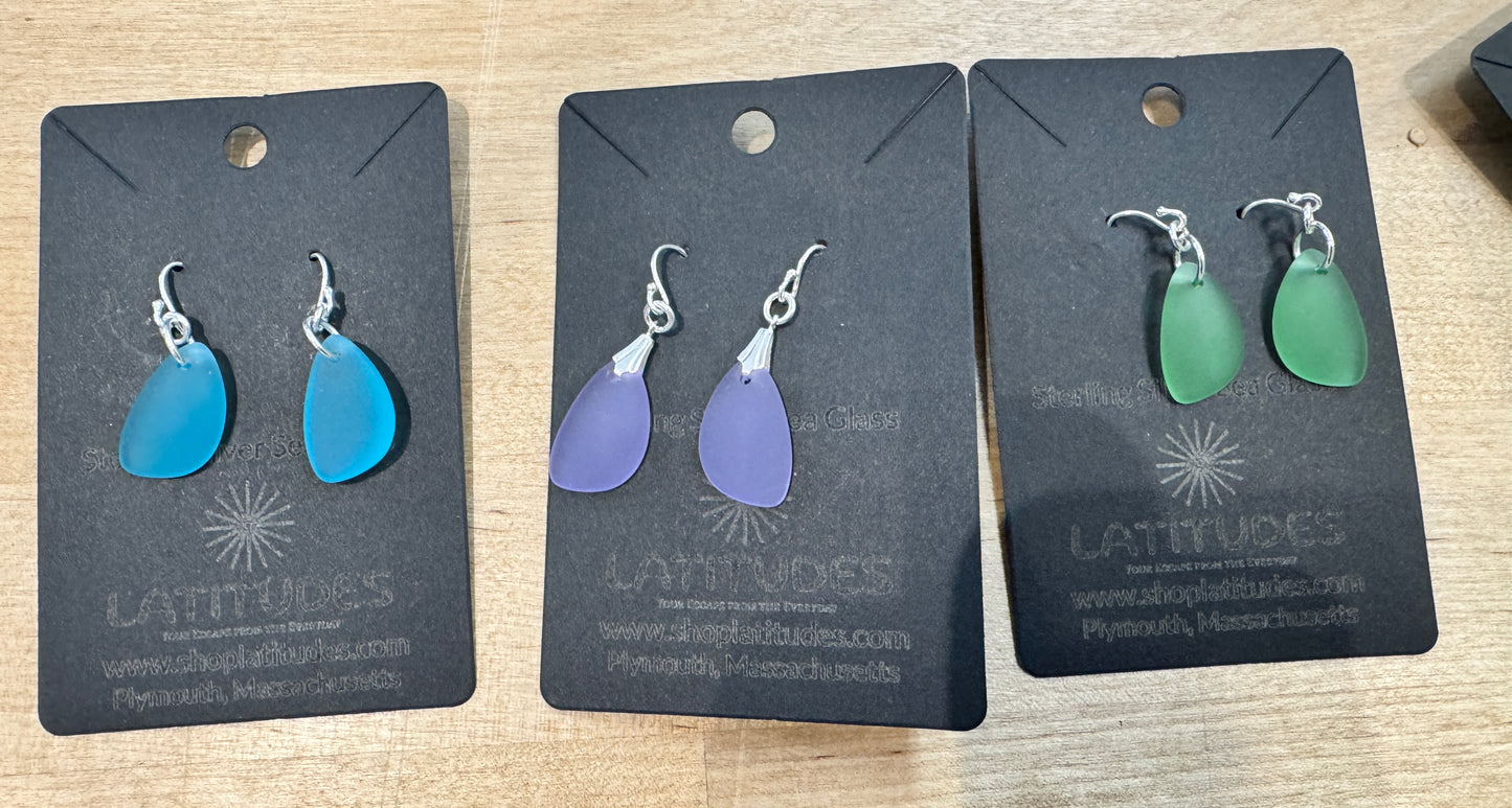 Sea Glass Earrings