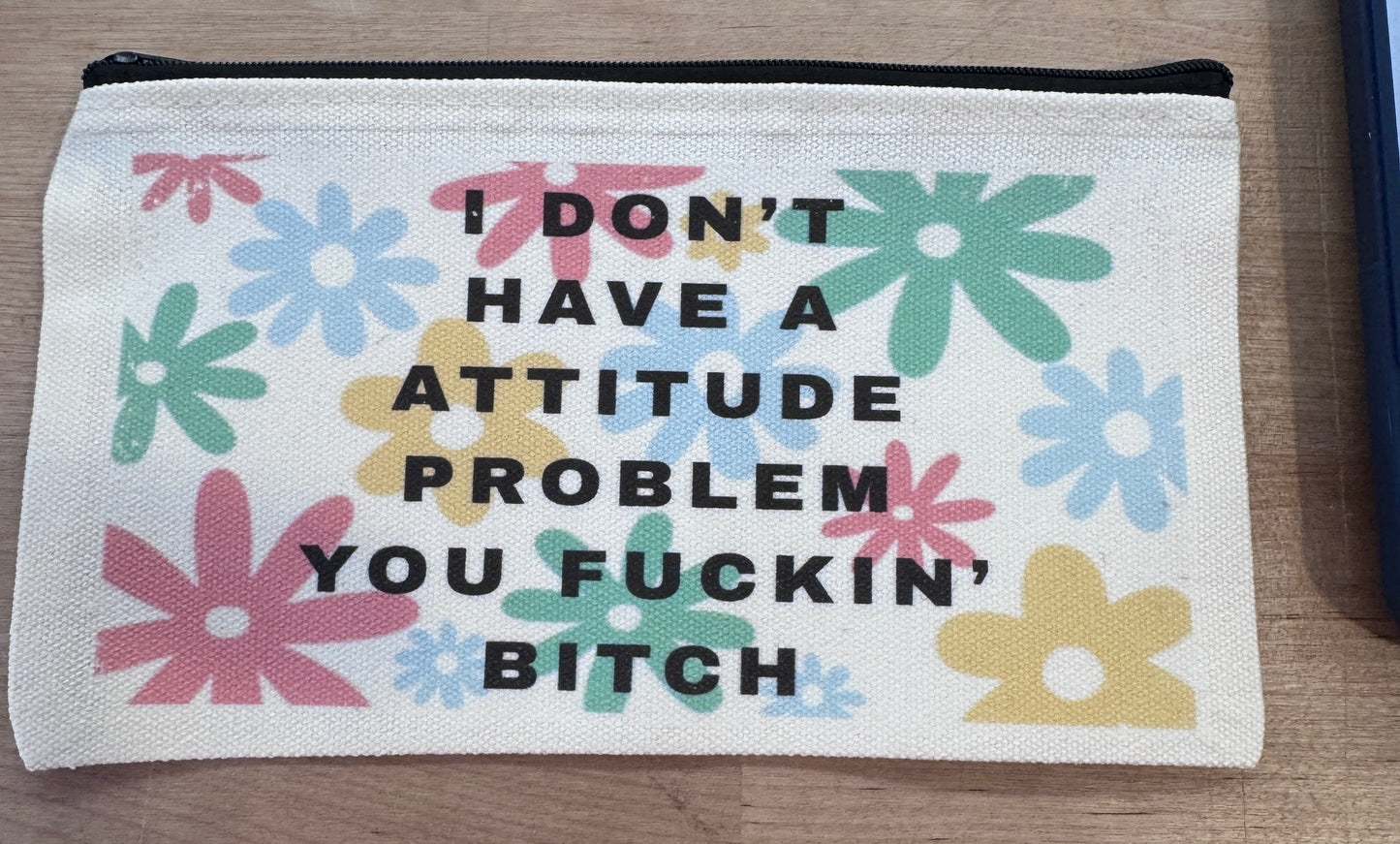 Zips & Giggles -  Zipper Cosmetic Bags - Med