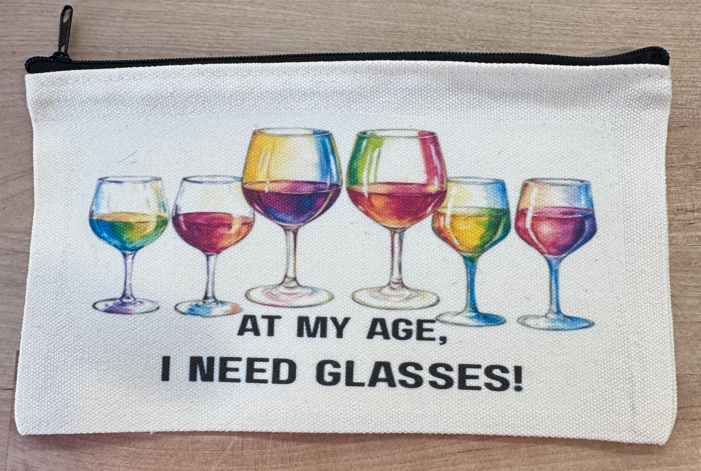 Zips & Giggles -  Zipper Cosmetic Bags - Med