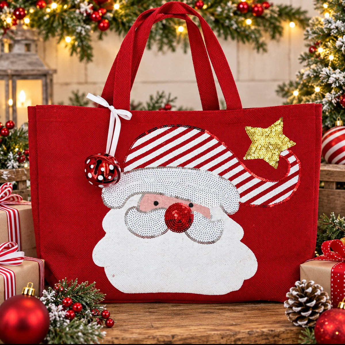 Santa's Big Bag of Cheer Tote Bag