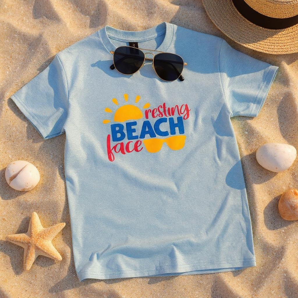 Resting Beach Face T-Shirt