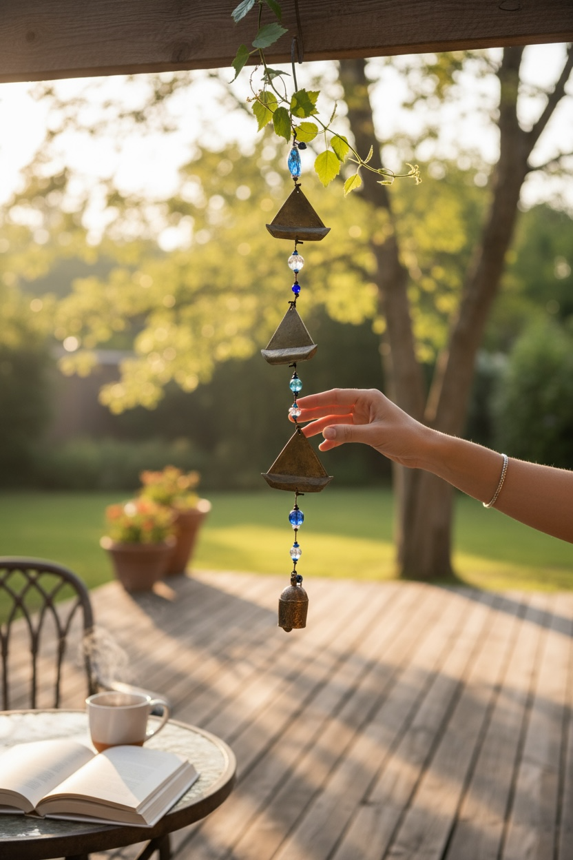 Coastal Sailboat Windchime
