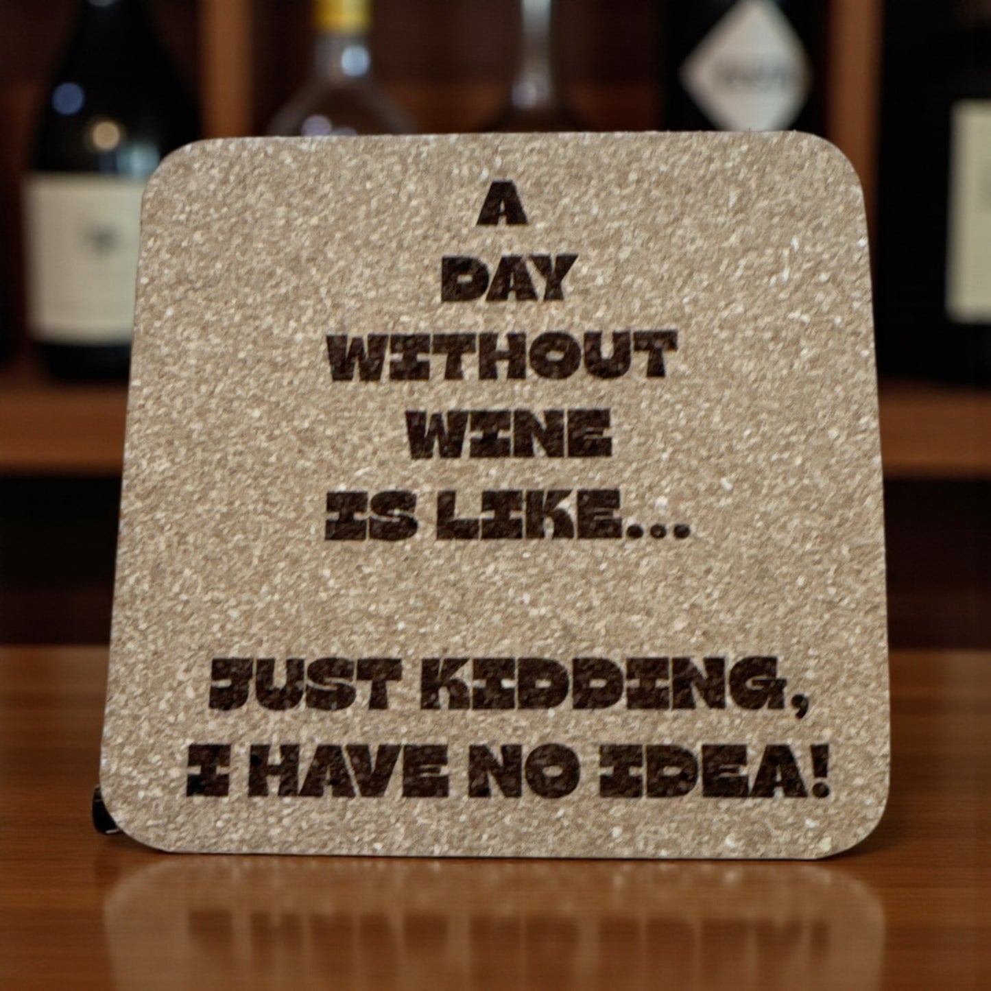 Sips & Giggles Cork Coasters