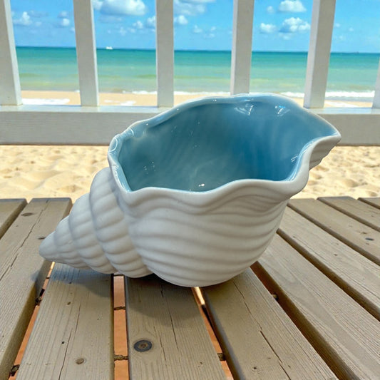 Coastal  Conch Shell Jewelry Trinket Dish