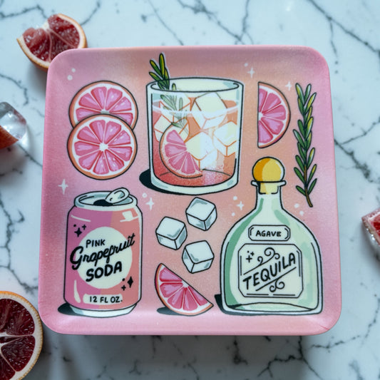 Shaken, Stirred & Served Cocktail Appetizer Plate