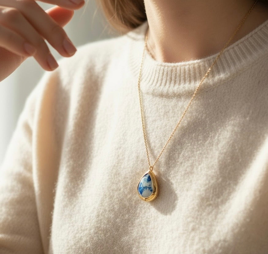 Sea Pottery Necklace - DEAL of the WEEK