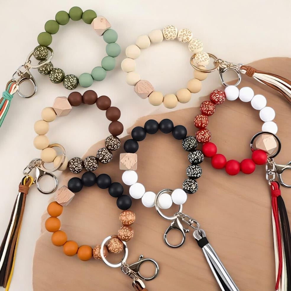 Untamed Beaded Charm Keychains