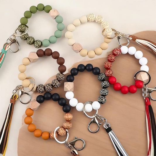 Untamed Beaded Charm Keychains