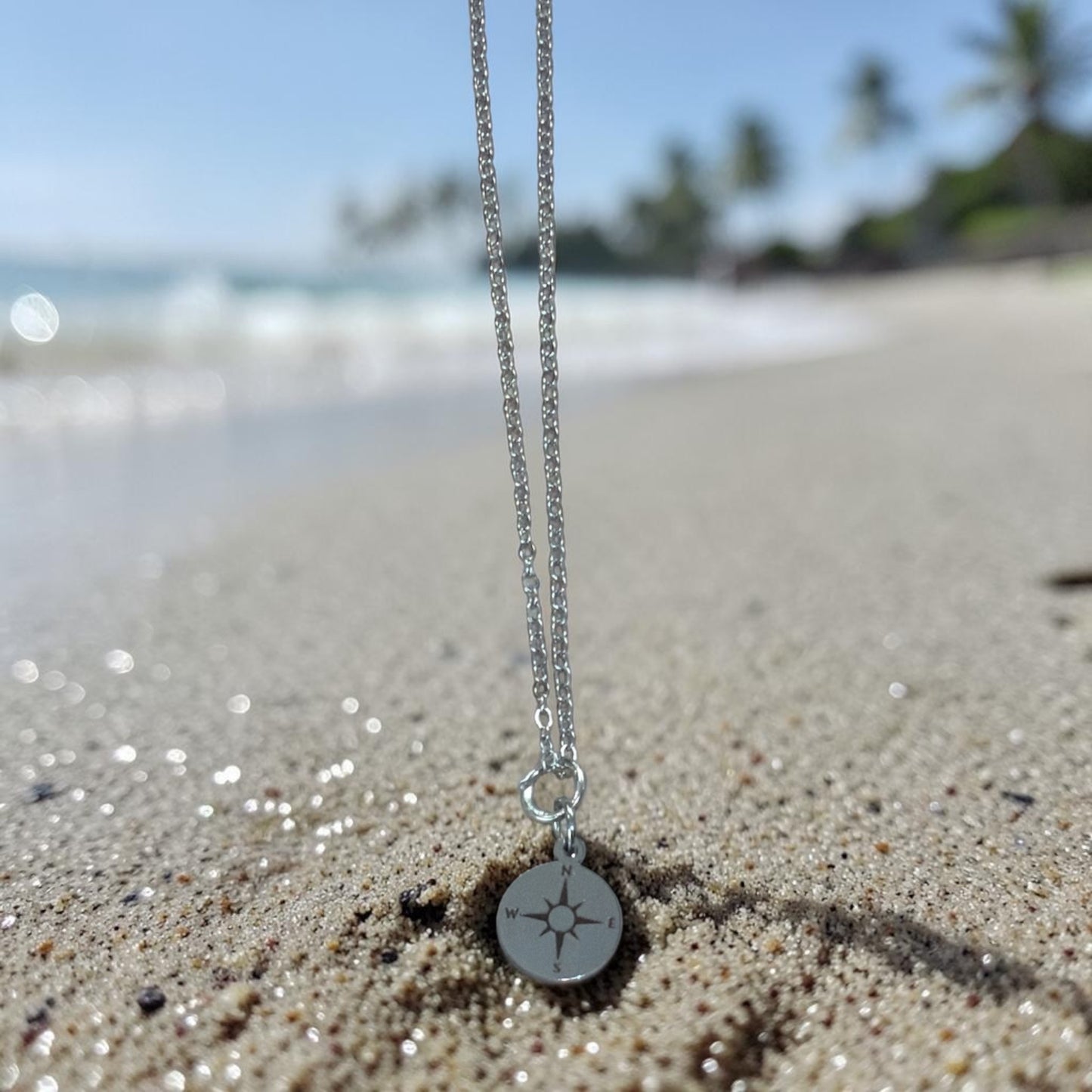 Butler Hill - Necklace w Charm (Wave, Whale Tail, Compass)