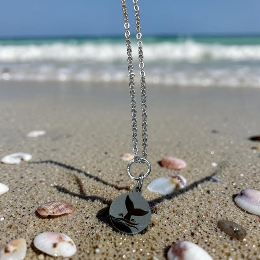 Butler Hill - Necklace w Charm (Wave, Whale Tail, Compass)