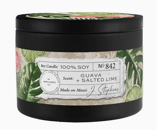 No. 842 - Guava + Salted Lime * Oz 100% Soy Candle