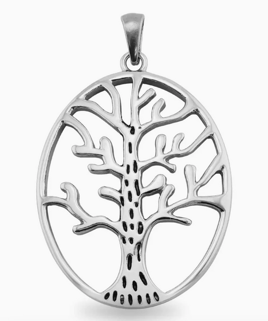 Stainless Steel Tree of Life Pendant