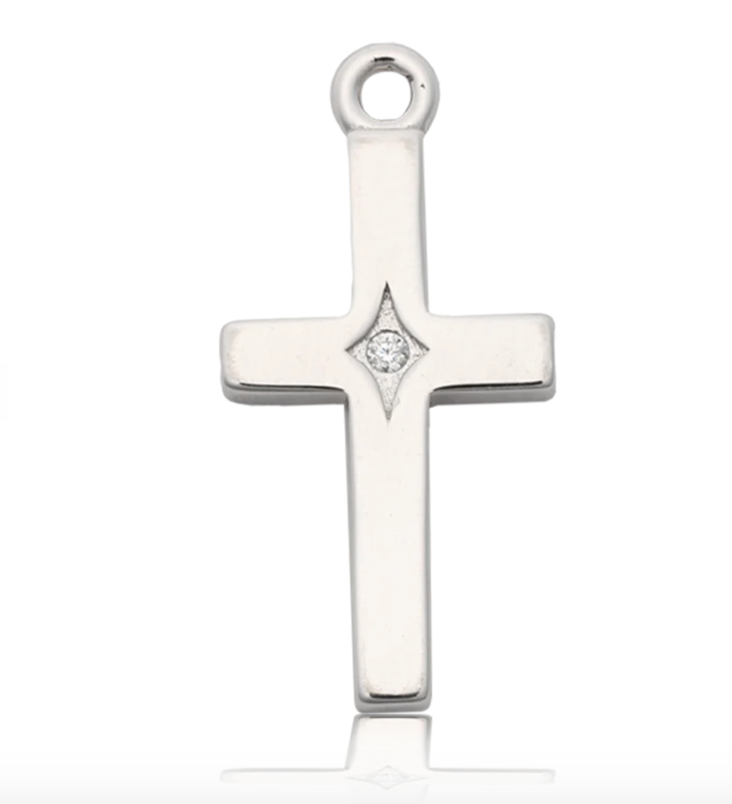 T Jazelle  Moonstone with Cross CZ (TJ241218)