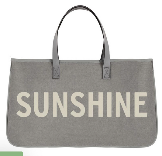 SBDS Grey Canvas Tote - Sunshine