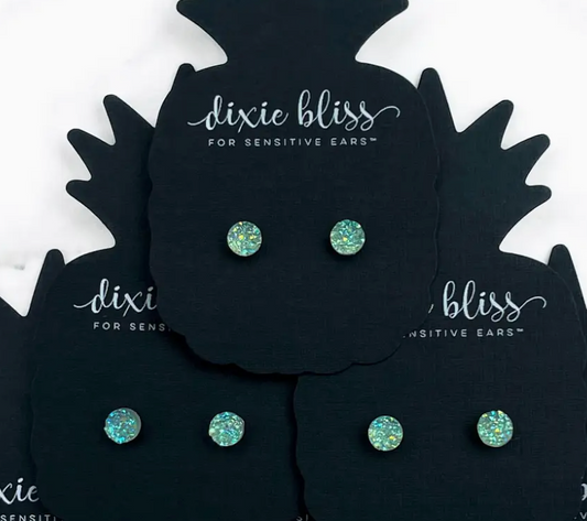 Dixie Bliss - Micros in Sea Foam Green Earrings