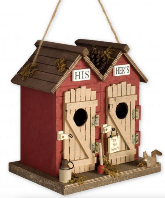 Sunset Vista Designs Outhouse Birdhouse