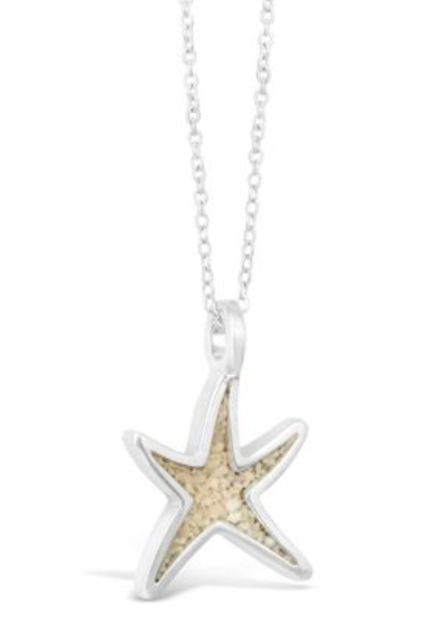 Dune - Delicate Dune Starfish Necklace - White Horse Beach