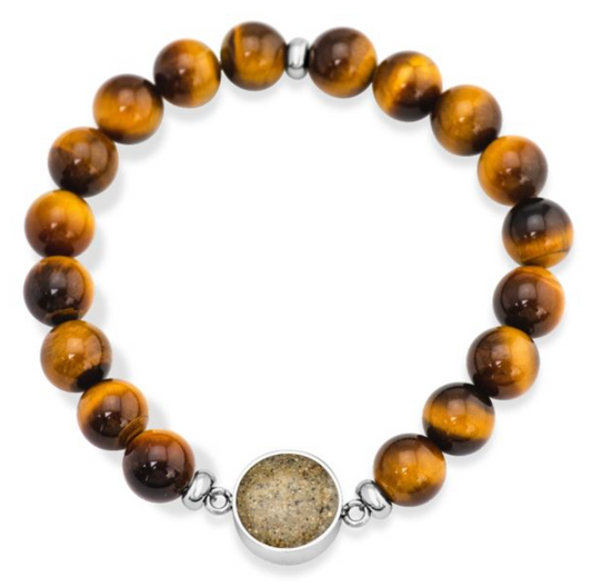 Dune - Men's Beaded Bracelet - Tiger Eye - Plym Lng Bch