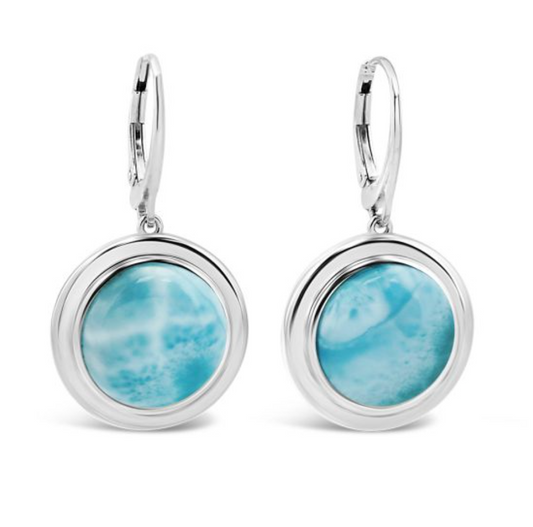 Dune - Neptune Earrings - Larimar