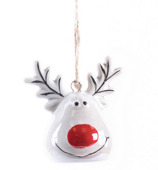 Ceramic Moose Ornament