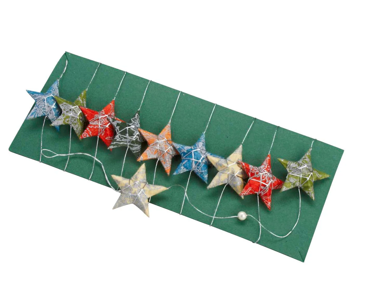 TEN - Bright Holiday Star Garland