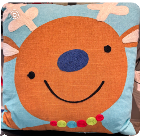 Christmas Reindeer Pillow