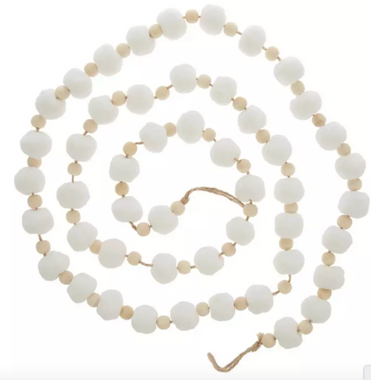 Christmas Snowball Garland