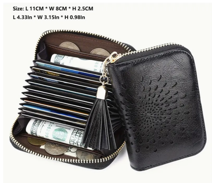 10-Slot Sunflower RFID Credit Card Holder Wallet