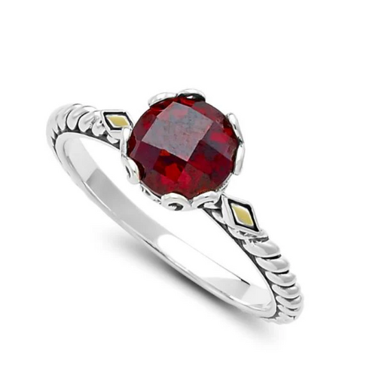 SBJ - Glow Ring- Garnet (original) Size 7