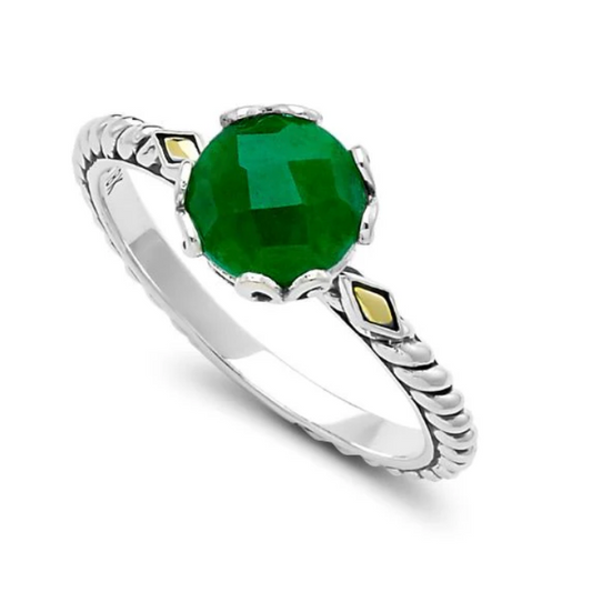 SBJ - Glow Ring- Emerald (original) Size 7