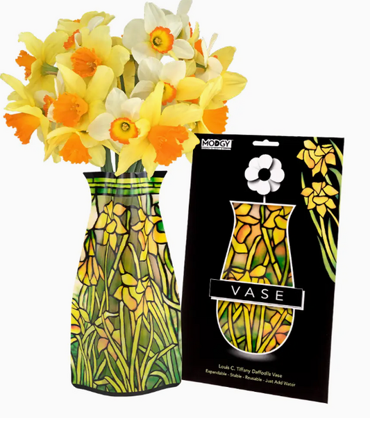 Expandable Vase - Louis C. Tiffany Daffodils