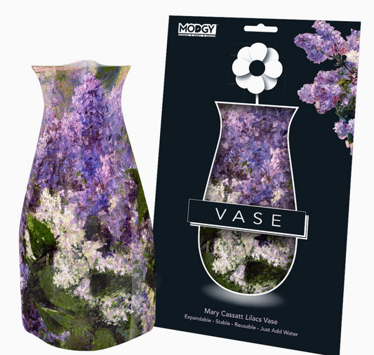 Expandable Vase - Mary Cassatt Lilacs