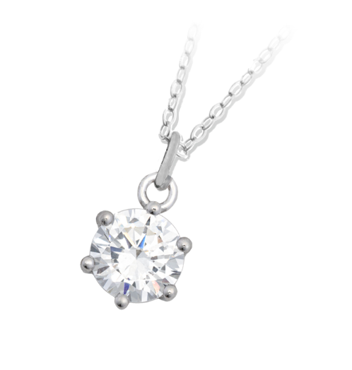 NECKLACE-SILVER SHINE LIKE A DIAMOND - TJNCK2502
