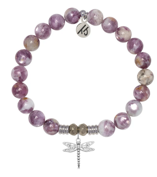 LEPIDOLITE QUARTZ-DRAGONFLY - TJ250157
