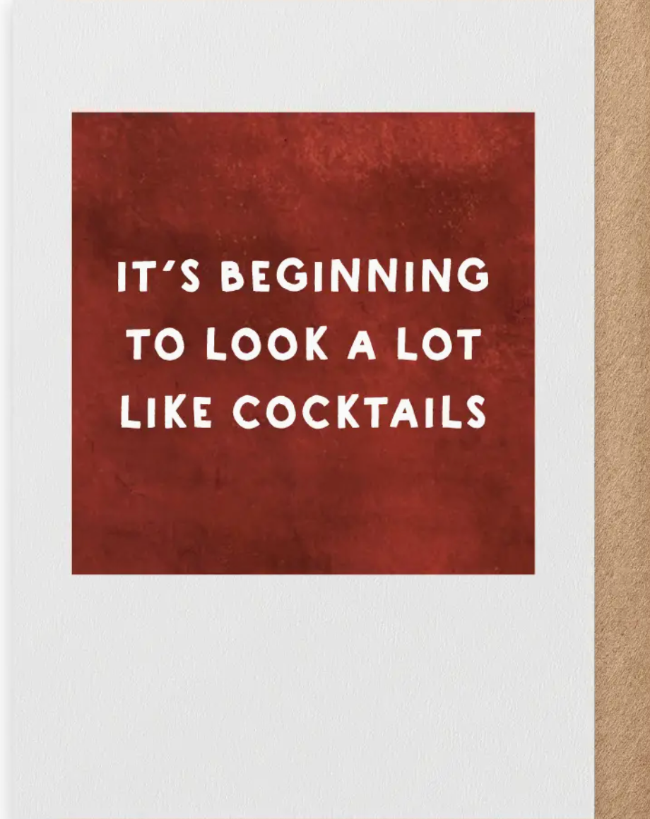 Cocktails - Greeting Card