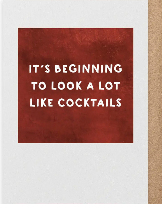 Cocktails - Greeting Card