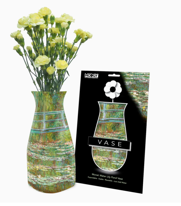 Expandable Vase - Claude Monet Water Lily Pond